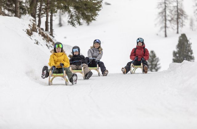 Rodelspaß auf bestens präparierten Rodelbahnen