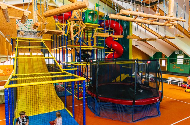 Softplay area in the Playarena Softplay area in the Playarena