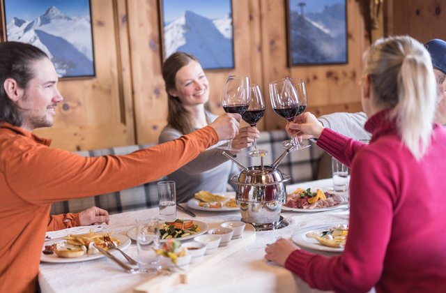 Fondue im Spannagelhaus Fondue im Spannagelhaus