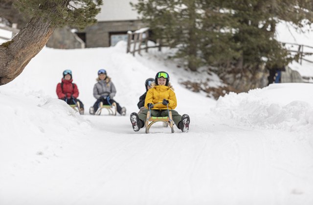 Rodeln im Tuxertal