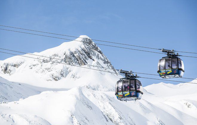 Gletscherbahn im Zillertal